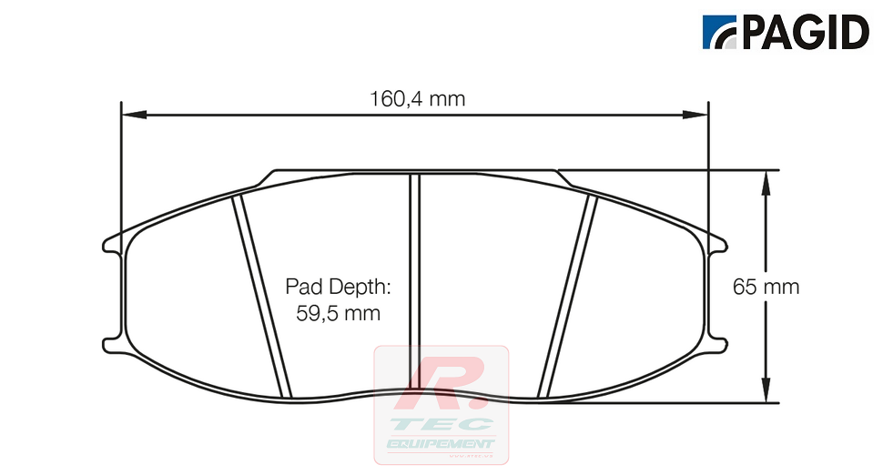 S8092 - Pagid brake pads RSL1