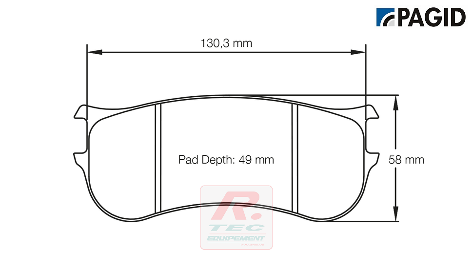 S8093 - Pagid brake pads rodées RSL1