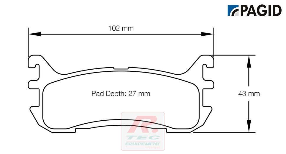 S8129 - Pagid brake pads RSL29