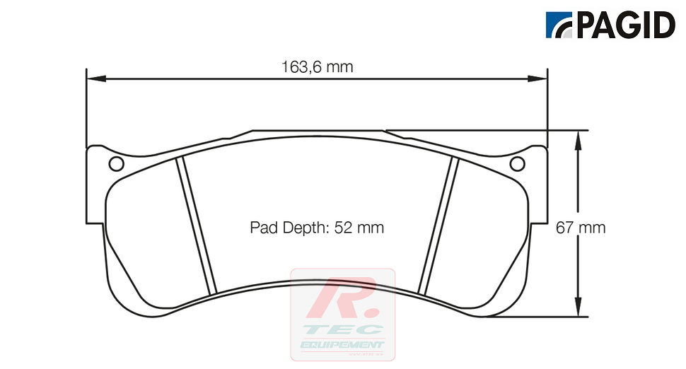 S8173 - Pagid brake pads rodées RSL1