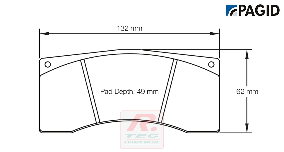 S8191 - Pagid brake pads rodées RSL2