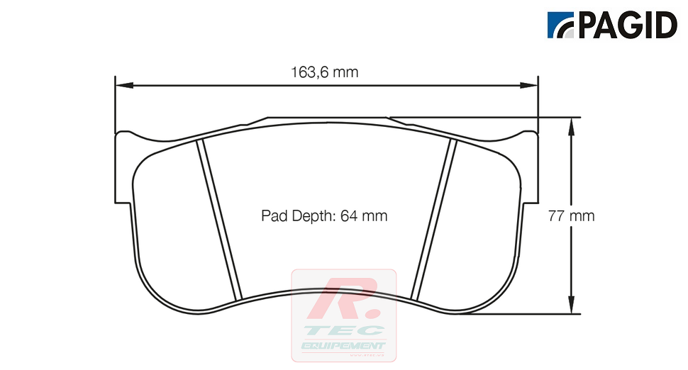 S8194 - Pagid brake pads rodées RSL1