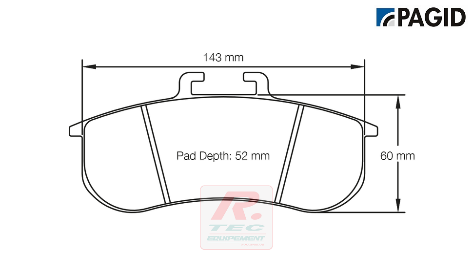 S8197 - Pagid brake pads rodées RSL1