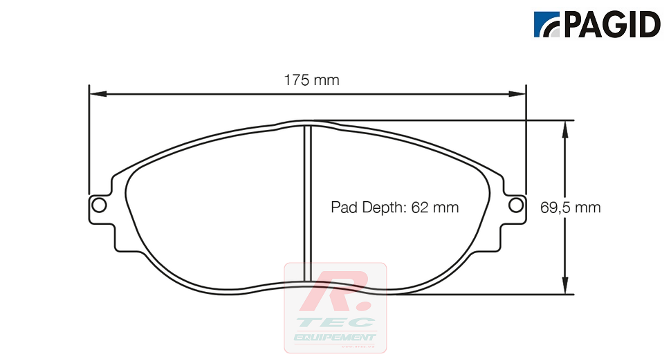S8201 - Pagid brake pads RSL29
