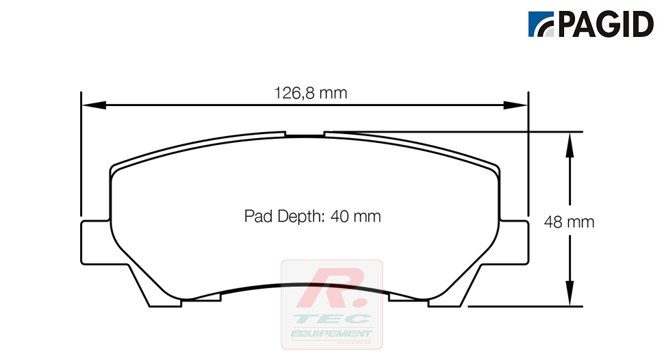S8204 - Pagid brake pads RSL29