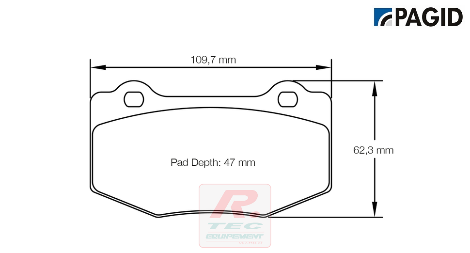 S8208 - Plaquettes de frein Pagid RSL29