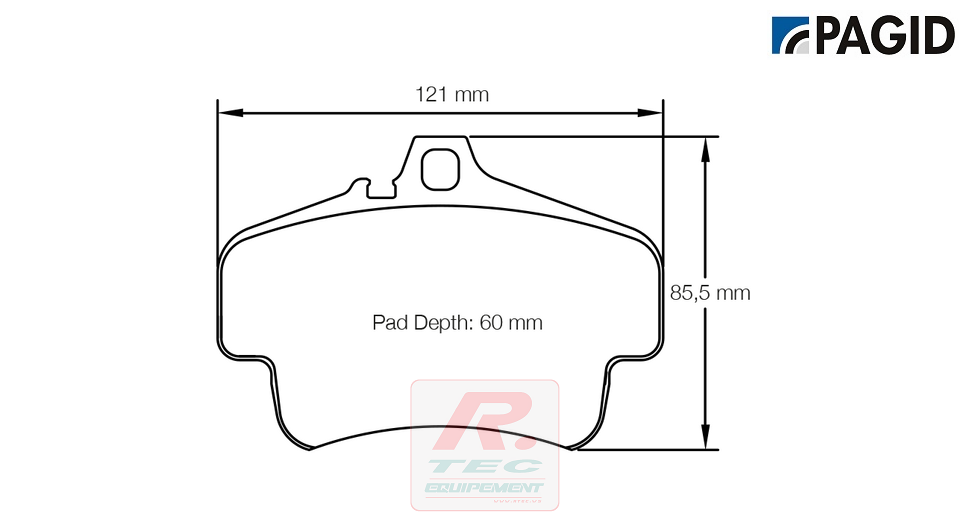 S8236 - Pagid brake pads rodées RSL1