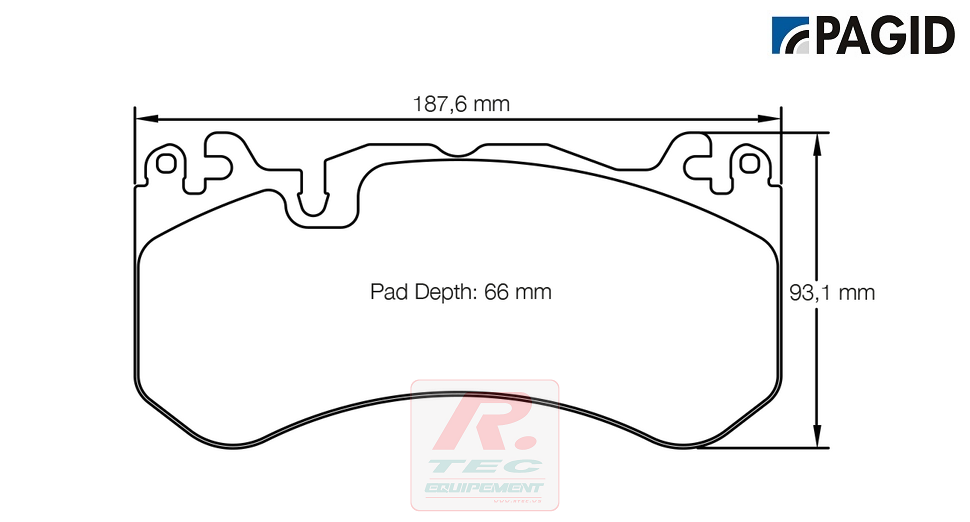 S8238 - Pagid brake pads RSL29