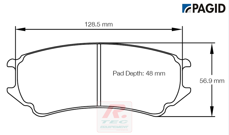 S8242 - Pagid brake pads rodées RSL29