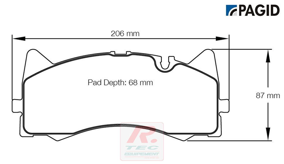S8257 - Pagid brake pads RSL29