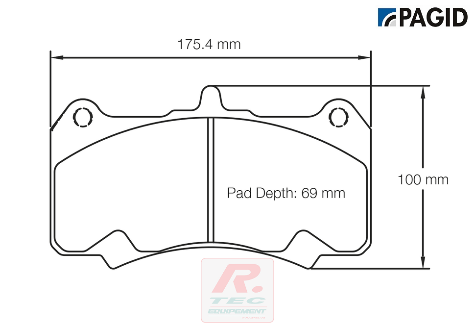 S8258 - Plaquettes de frein Pagid RSL1
