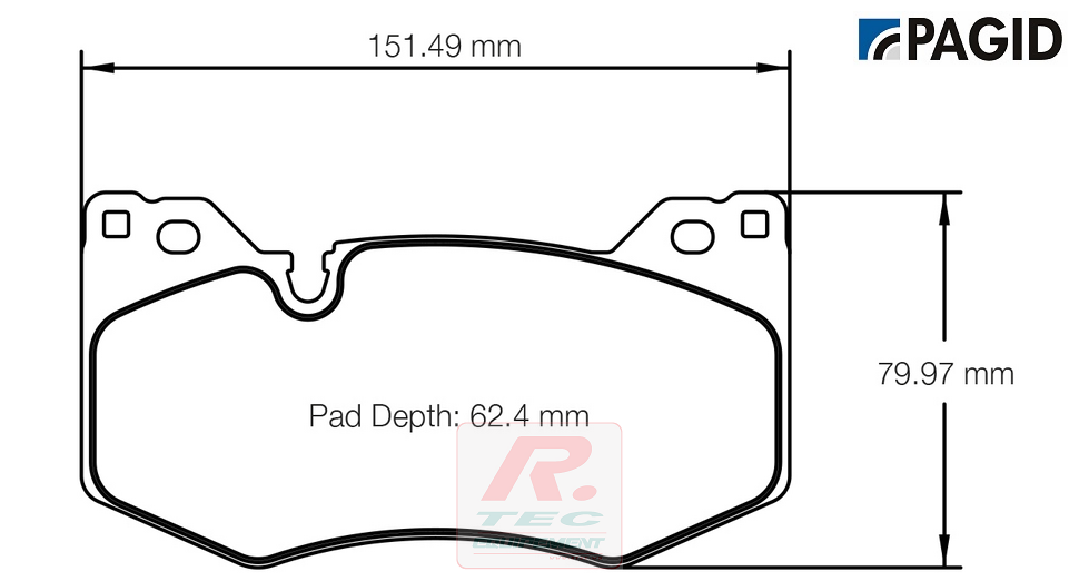 S8278 - Pagid brake pads RSL1