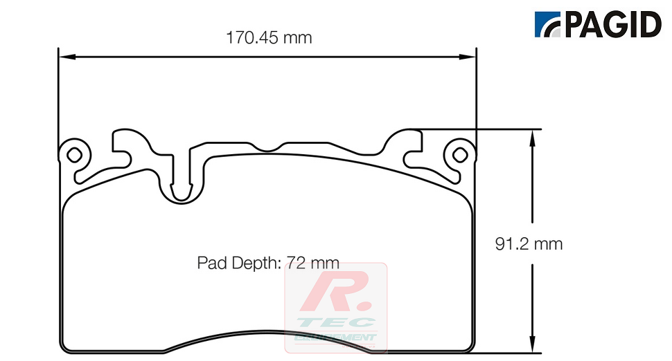 S8283 - Pagid brake pads RSL29