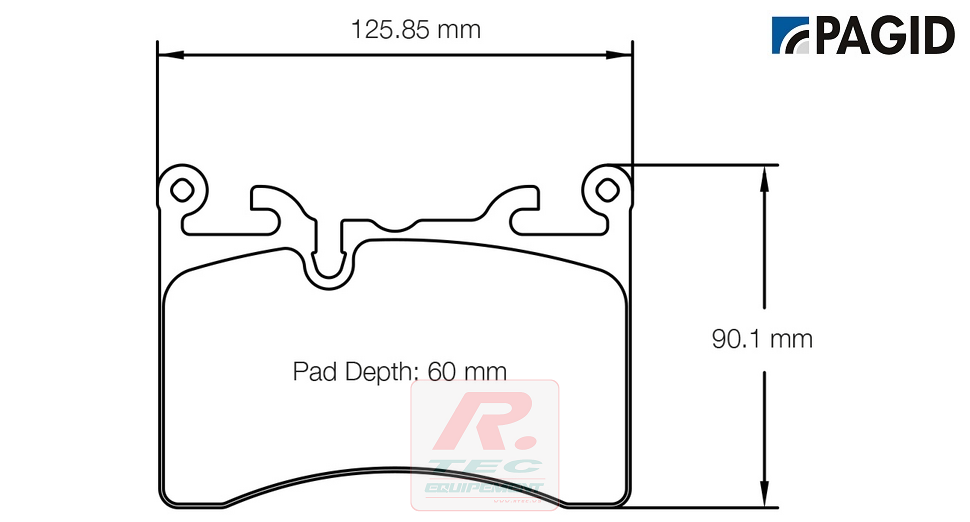 S8284 - Pagid brake pads RSL29