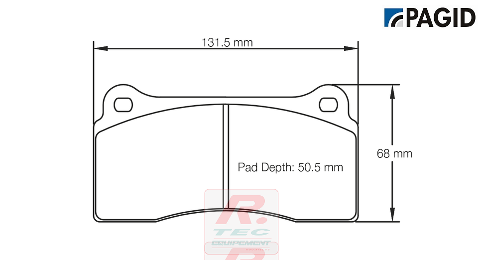 S1287 - Plaquettes de frein Pagid RST1
