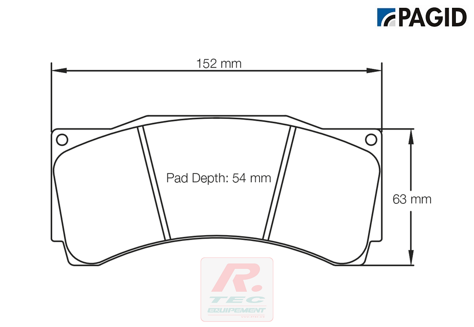 S1539 - Plaquettes de frein Pagid RST1