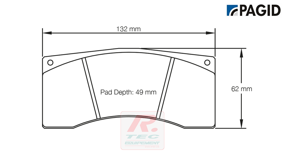 S1607 - Plaquettes de frein Pagid RST1