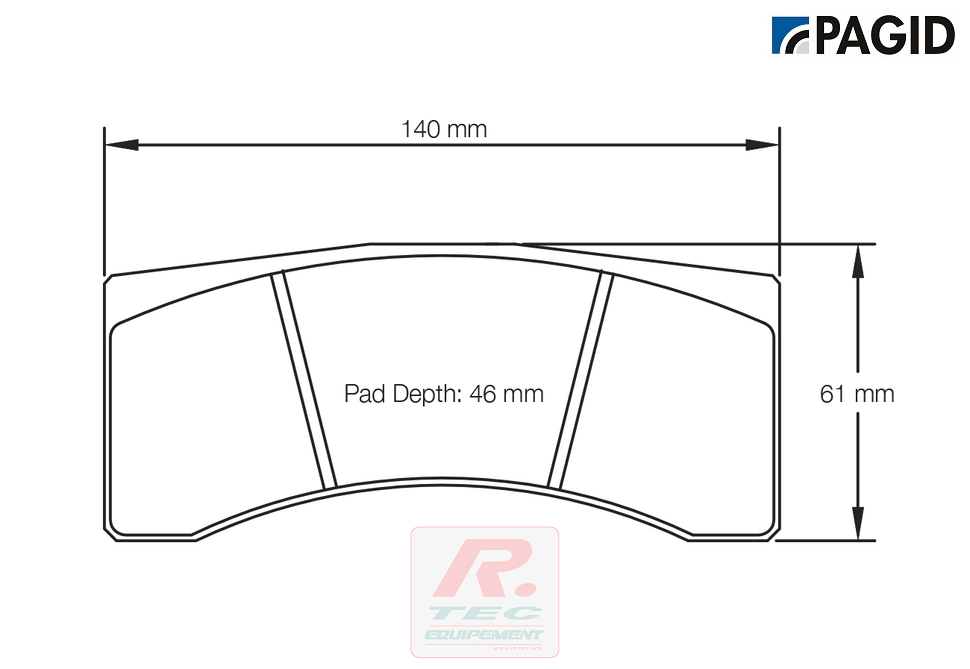 S1617 - Plaquettes de frein Pagid rodées RST1