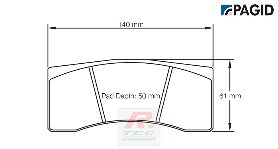 S1619 - Plaquettes de frein Pagid RST1