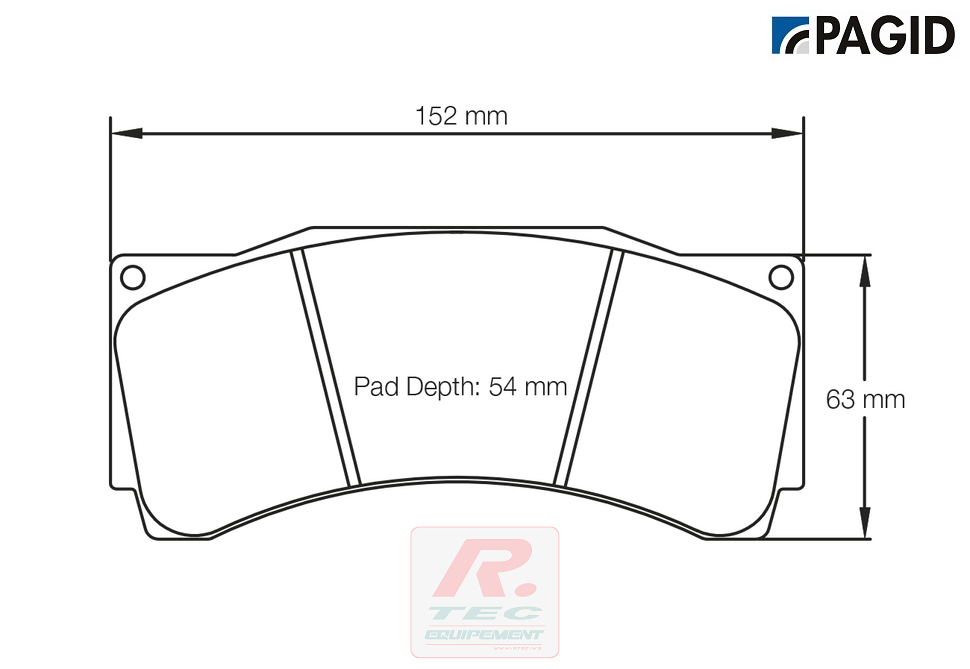 S1904 - Plaquettes de frein Pagid RST1