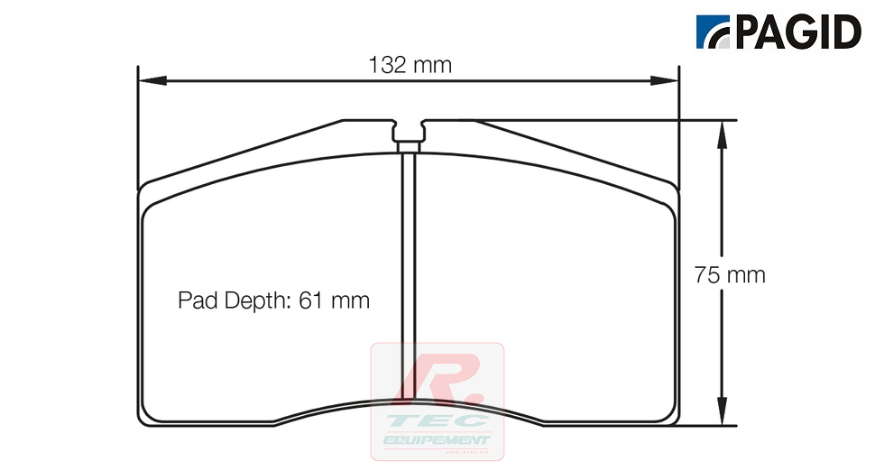 S1908 - Pagid brake pads rodées RST1