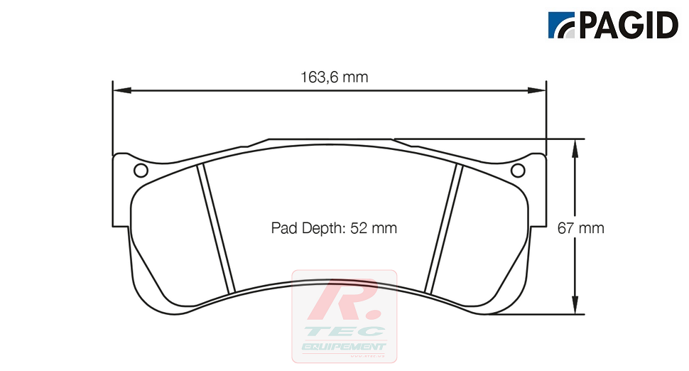 S2488 - Plaquettes de frein Pagid rodées RST1