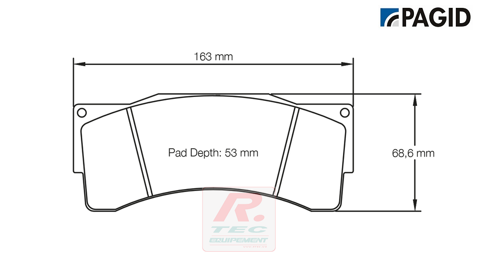 S2557 - Plaquettes de frein Pagid rodées RST1