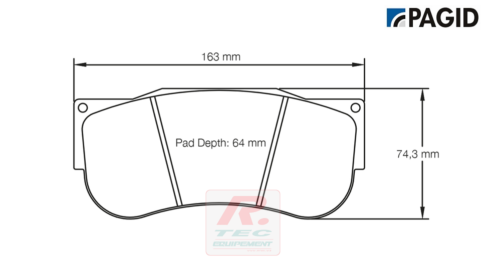 S2560 - Plaquettes de frein Pagid rodées RST1