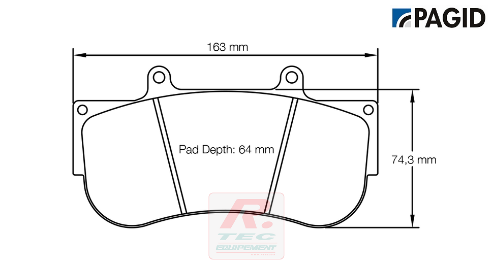 S2564 - Plaquettes de frein Pagid RST1