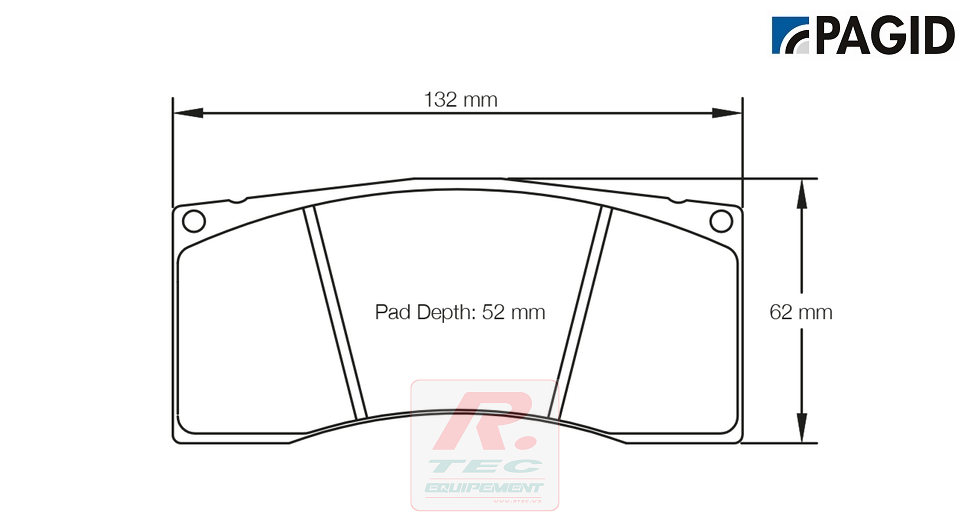 S4912 - Plaquettes de frein Pagid rodées RST1