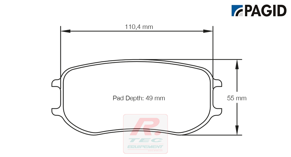 S4921 - Plaquettes de frein Pagid RST1