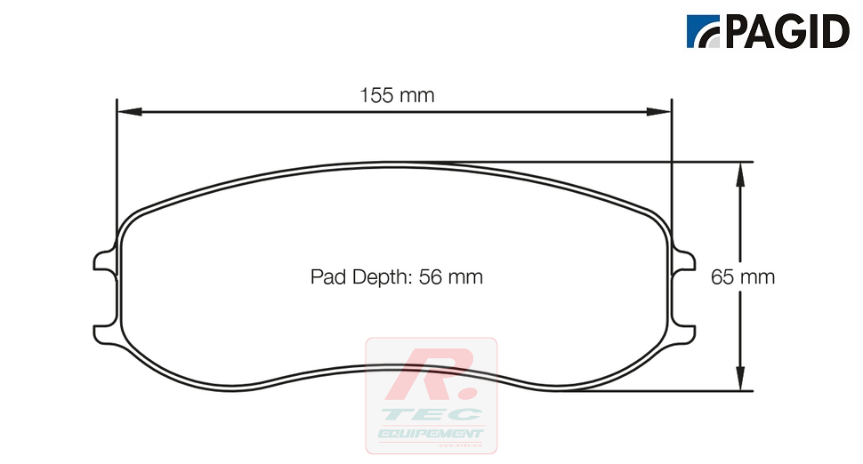 S4928 - Plaquettes de frein Pagid rodées RST1