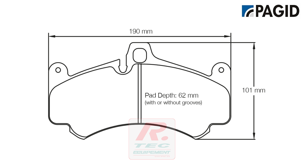 S8004 - Plaquettes de frein Pagid rodées RST1