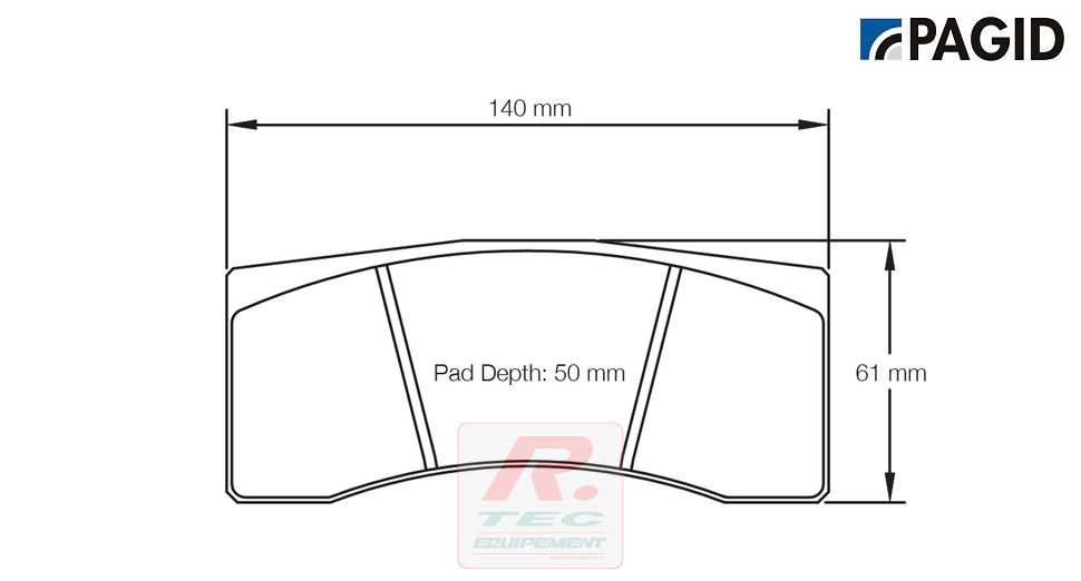 S8030 - Plaquettes de frein Pagid rodées RST1