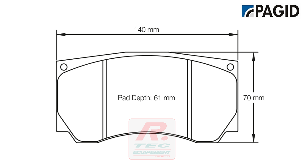 S8033 - Plaquettes de frein Pagid RST1