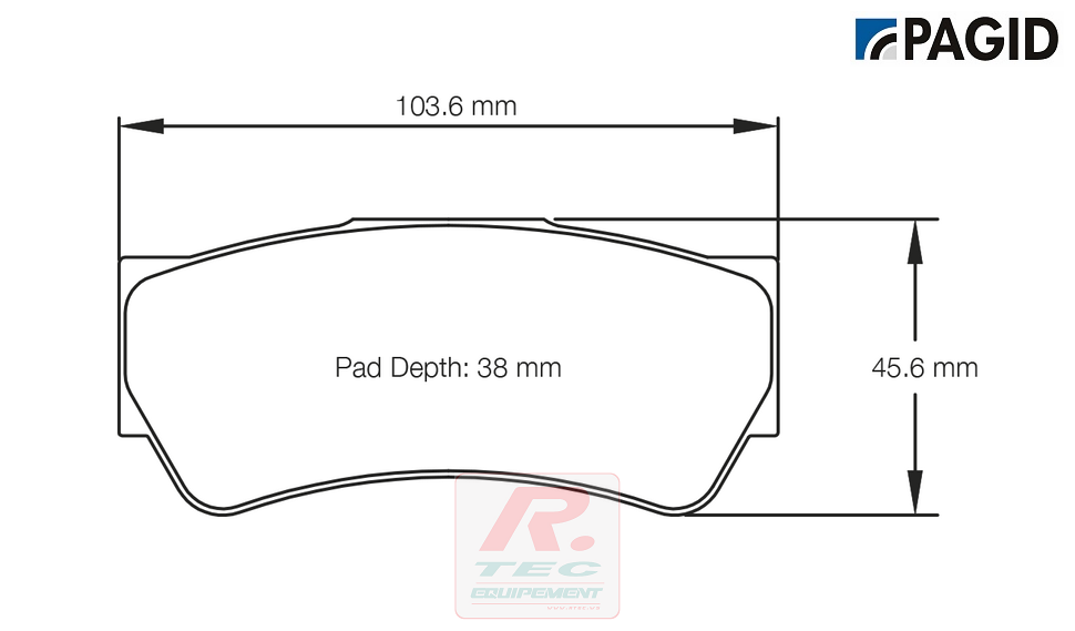 S8049 - Plaquettes de frein Pagid rodées RST1