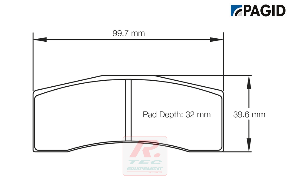 S8060 - Pagid brake pads rodées RST1