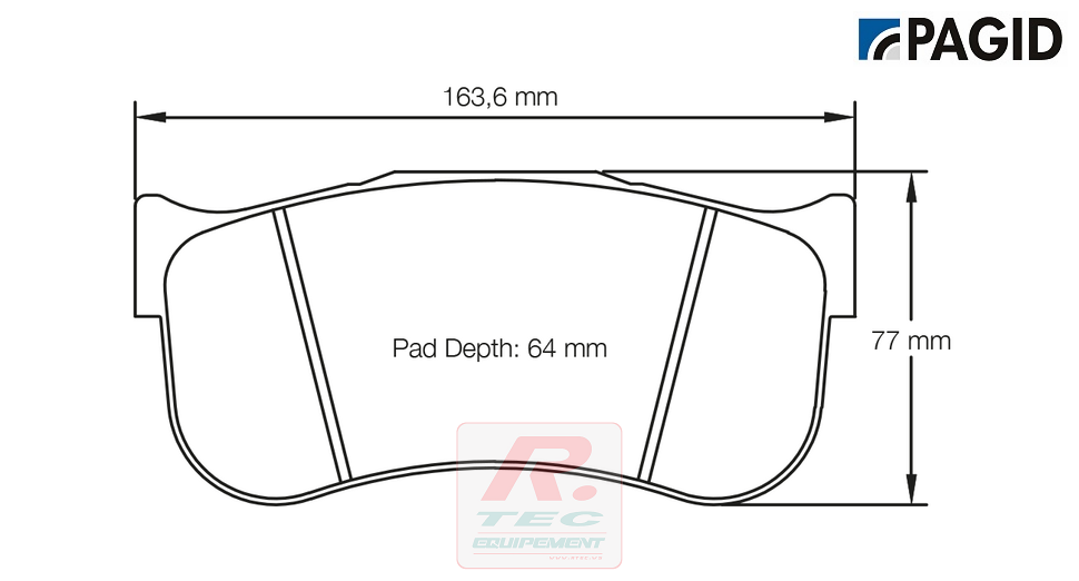 S8100 - Plaquettes de frein Pagid RST1