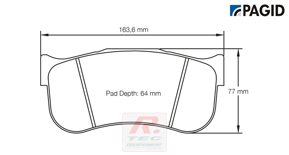 S8101 - Plaquettes de frein Pagid RST1