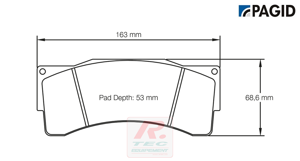 S8222 - Plaquettes de frein Pagid RST1