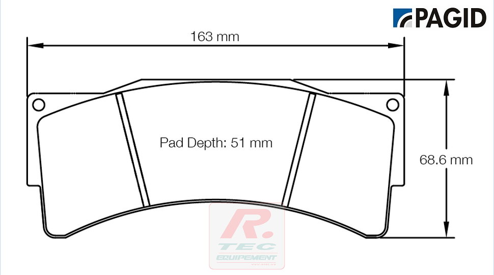 S8233 - Plaquettes de frein Pagid RST1