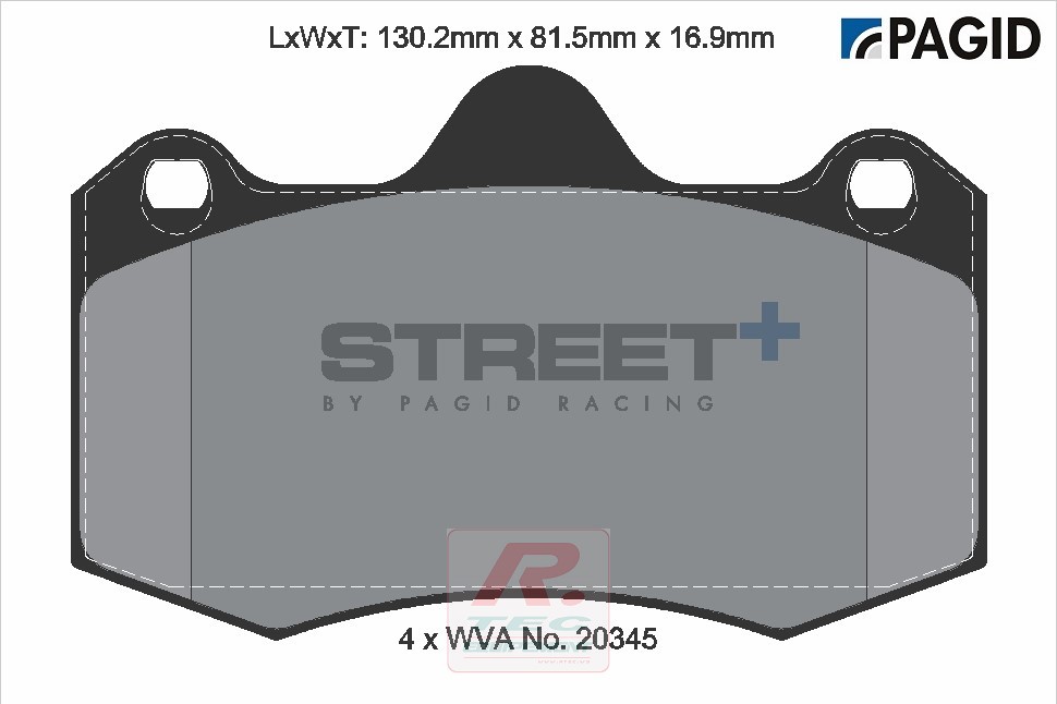 T8000 - Pagid brake pads Street+