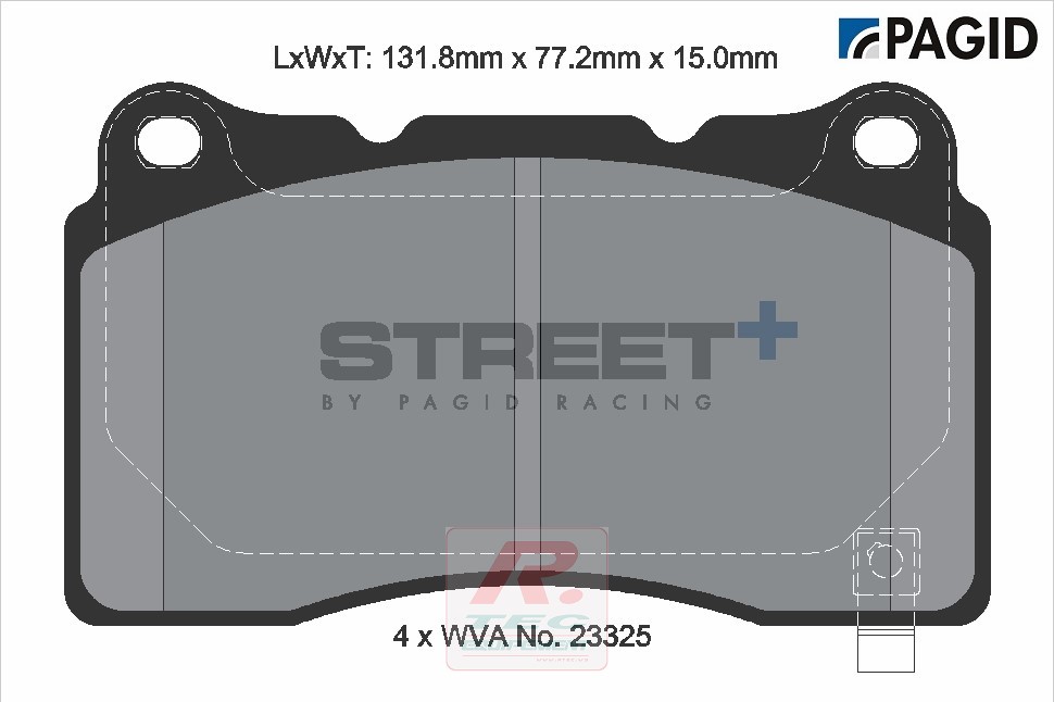 T8026 - Plaquettes de frein Pagid Street+