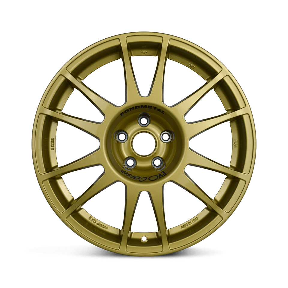 Alloy wheel SandremoCorse 18, 8x18, ET=58, PCD=5x135, CB=100, Gold, Ford Fiesta R5