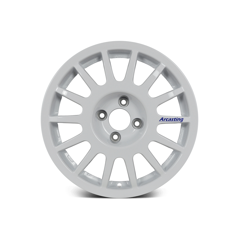 Alloy wheel Evocorse Z.A.R. 15, 7x15, ET=54, PCD=5x135, CB=100, White, Fiesta R5 gravel
