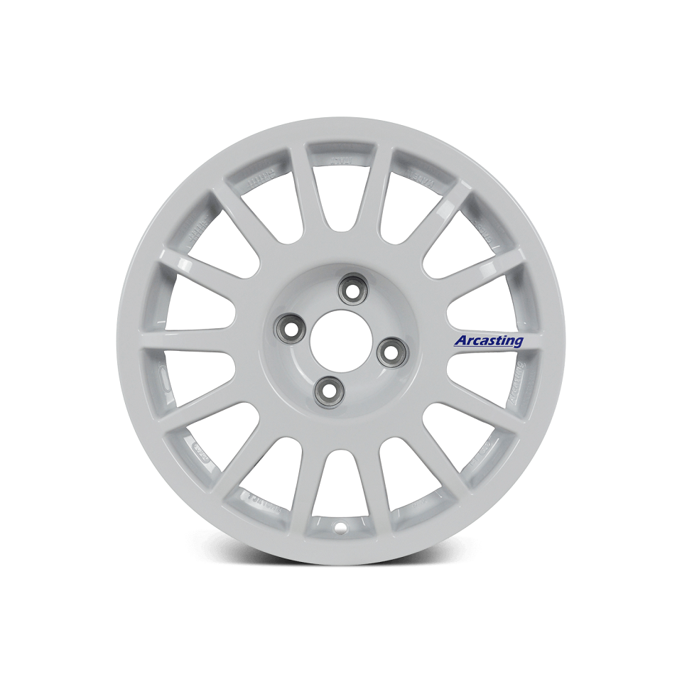 Llanta Zar, 7x15, ET=54, PCD=5x135, CB=100, Blanco, Fiesta R5 terre