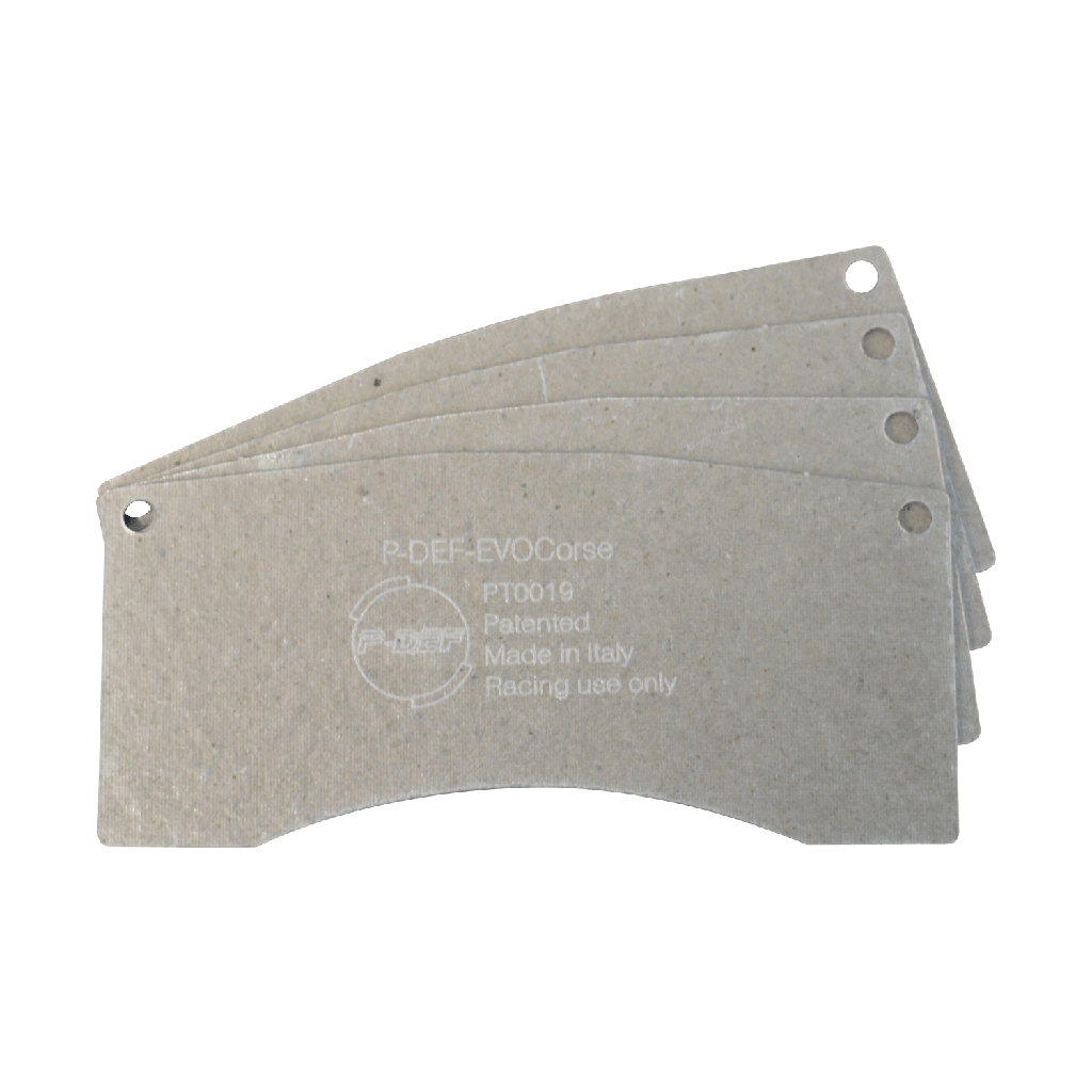 Juego de 4 placas aislantes para pastillas de freno (FRP1077)