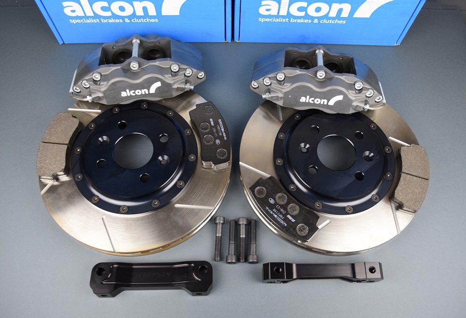 Kit de freno Clio RS2 - Discos 300x28mm / pinzas Alcon CRH304 + bracket (llantas 15")
