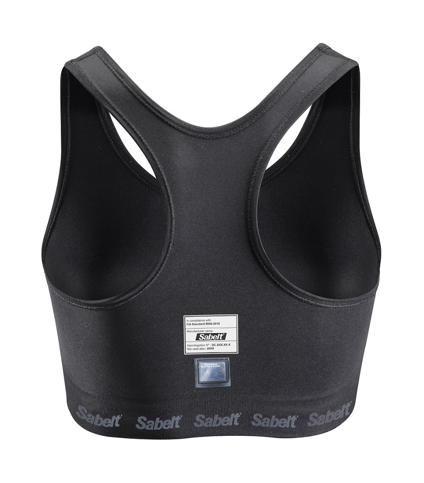 Brassière ignifugée Sabelt UI300 FIA8856-2018 - (Noire)