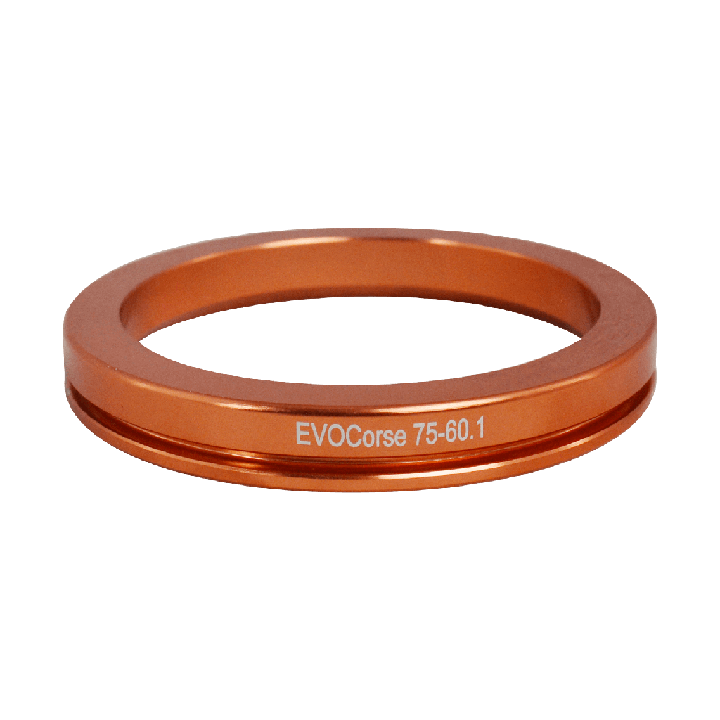 Naafcentrische spigotring van aluminium 75/60.1 mm